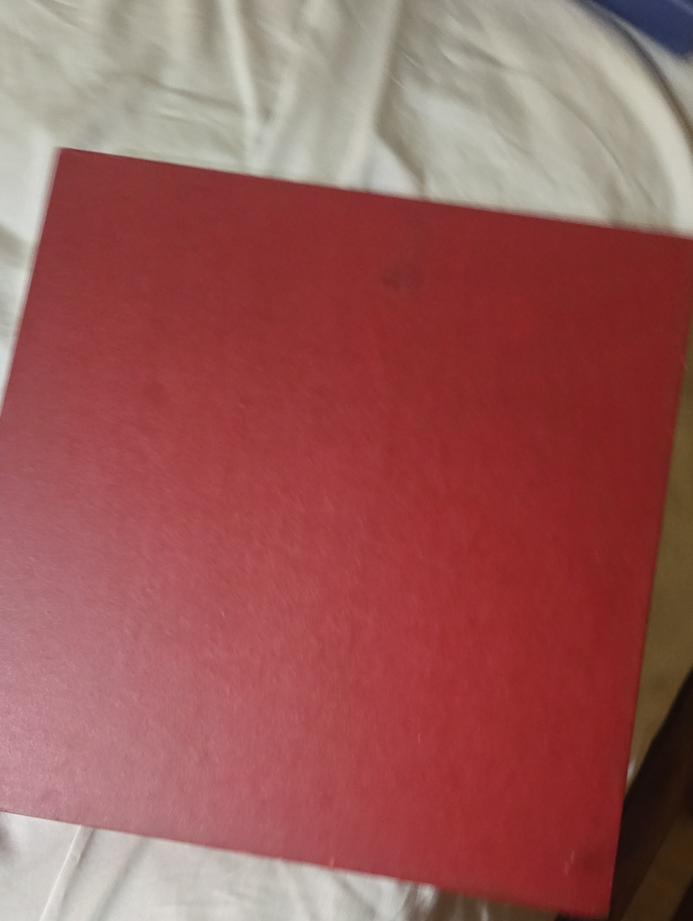 Red Cartier Display Box. Vintage. Leather. For Necklace Large 12X12 - Picture 10 of 10